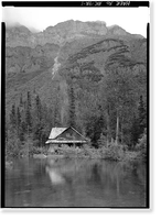Green Butte Copper Company, Manager's House, McCarthy Creek 12 miles Northeast of McCarthy, McCarthy vicinity, Valdez-Cordova Census Area, AK, Historic Reproduction