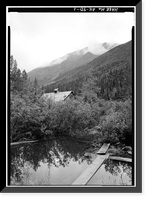 Green Butte Copper Company, Stables, McCarthy Creek 12 miles Northeast of McCarthy, McCarthy vicinity, Valdez-Cordova Census Area, AK Classic, Vintage Poster
