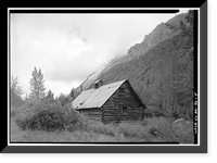 Green Butte Copper Company, Stables, McCarthy Creek 12 miles Northeast of McCarthy, McCarthy vicinity, Valdez-Cordova Census Area, AK - 4, Historic Print