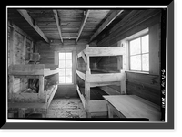 Green Butte Copper Company, Bunkhouse (Upper camp), McCarthy Creek 12 miles Northeast of McCarthy, McCarthy vicinity, Valdez-Cordova Census Area, AK - 6, Antique Poster