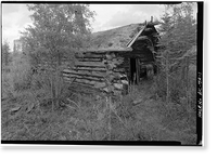 Historic Framed Print, A. D. Wilcox Drift Mine, Boiler Cabin, Linda Creek near Dalton Highway, Bettles vicinity, Yukon-Koyukuk Census Area, AK,  17-7/8" x 21-7/8"