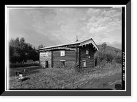 Frank Slaven Roadhouse, Yukon River at Coal Creek, Circle vicinity, Yukon-Koyukuk Census Area, AK - 2, Vintage Poster
