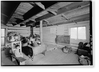 Frank Slaven Roadhouse, Yukon River at Coal Creek, Circle vicinity, Yukon-Koyukuk Census Area, AK - 8, Antique Wall Art