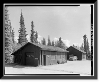 Mount McKinley Headquarters, Ranger Cache & Garage, McKinley Station, AK, Vintage Poster