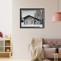 Mount McKinley Headquarters, Ranger Cache & Garage, McKinley Station, AK - 2, Historic Print