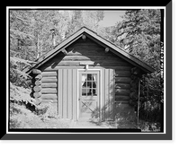 Mount McKinley Headquarters, Electric Light Plant, McKinley Station, AK, Historic Print