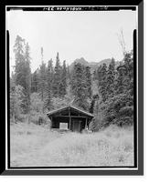 Pearson Cabin, near Toklat River, McKinley Station, AK, Vintage Wall Art