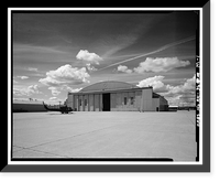 Ladd Field, Birchwood Hangar, Fort Wainwright, Fairbanks, Fairbanks North Star Borough, AK, Vintage Print