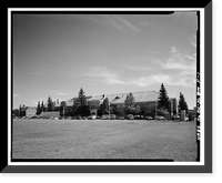 Ladd Field, Hospital, Fort Wainwright, Fairbanks, Fairbanks North Star Borough, AK, Vintage Print