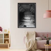 Historic Framed Print, Iditarod Trail Shelter Cabins, Skwentna Crossing Shelter Cabin, Skwentna, Matanuska-Susitna Borough, AK - 4,  17-7/8" x 21-7/8"