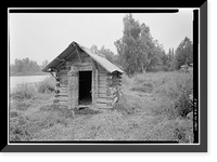 Historic Framed Print, Iditarod Trail Shelter Cabins, Skwentna Crossing Shelter Cabin, Skwentna, Matanuska-Susitna Borough, AK - 5,  17-7/8" x 21-7/8"