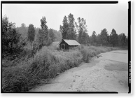 Historic Framed Print, Iditarod Trail Shelter Cabins, Skwentna Crossing Shelter Cabin, Skwentna, Matanuska-Susitna Borough, AK - 6,  17-7/8" x 21-7/8"