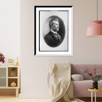 E.F. Carroll, cameo portrait Classic, Historic Print