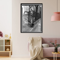 Historic Framed Print, Christ Episcopal Church, Church & Saint Emanuel Streets, Mobile, Mobile County, AL - 7,  17-7/8" x 21-7/8"
