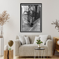 Historic Framed Print, Christ Episcopal Church, Church & Saint Emanuel Streets, Mobile, Mobile County, AL - 7,  17-7/8" x 21-7/8"