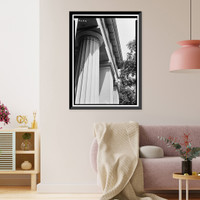 Historic Framed Print, Christ Episcopal Church, Church & Saint Emanuel Streets, Mobile, Mobile County, AL - 7,  17-7/8" x 21-7/8"