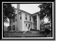 Daniel Pratt House, Autauga Creek, Prattville, Autauga County, AL - 2 Classic, Antique Print