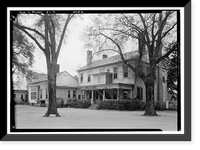 Daniel Pratt House, Autauga Creek, Prattville, Autauga County, AL - 4, Antique Print