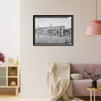 Historic Framed Print, Continental Gin Company, Prattville, Autauga County, AL,  17-7/8" x 21-7/8"