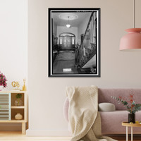 Historic Framed Print, Pope-Golson House, 815 Shadow Lane (moved from original location), Prattville vicinity, Autauga County, AL - 5,  17-7/8" x 21-7/8"