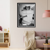 Historic Framed Print, Pope-Golson House, 815 Shadow Lane (moved from original location), Prattville vicinity, Autauga County, AL - 11,  17-7/8" x 21-7/8"