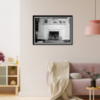 Historic Framed Print, Pope-Golson House, 815 Shadow Lane (moved from original location), Prattville vicinity, Autauga County, AL - 14,  17-7/8" x 21-7/8"