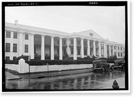 Historic Framed Print, Old City Hospital, 900-950 Saint Anthony Street, Mobile, Mobile County, AL,  17-7/8" x 21-7/8"