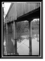Big Bear Creek Covered Bridge, Allsboro vicinity, Colbert County, AL, Historic Reproduction