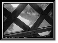 Big Bear Creek Covered Bridge, Allsboro vicinity, Colbert County, AL - 3, Antique Wall Art
