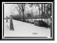 Cunningham Plantation, Old Memphis Road (Gaines Trace Road), Cherokee vicinity, Colbert County, AL - 26 Classic, Vintage Print