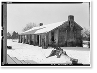 Cunningham Plantation, Old Memphis Road (Gaines Trace Road), Cherokee vicinity, Colbert County, AL - 28, Historic Reproduction