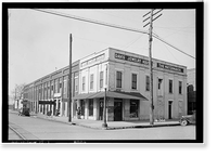 Commercial Row, Fifth Street, Tuscumbia, Colbert County, AL, Vintage Print