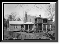 Watkins House, State Highway 30, Burnt Corn vicinity, Conecuh County, AL, Antique Print