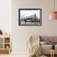 Tunstall House, State Highway 59, Tensaw, Baldwin County, AL, Antique Poster
