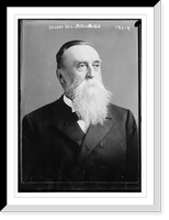 Bishop W.L. Mallalieu, portrait bust, Antique Print