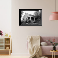 Molette Houses, County Roads 33 & 31 vicinity, Orrville, Dallas County, AL, Vintage Wall Art