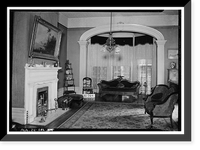 Historic Framed Print, White-Franklin House, 819 Jefferson Davis Avenue, Selma, Dallas County, AL - 4,  17-7/8" x 21-7/8"