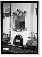 Historic Framed Print, Dawson-Vaughan House, 704 Tremont Street, Selma, Dallas County, AL - 6,  17-7/8" x 21-7/8"
