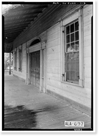 Governor Benjamin Fitzpatrick House, State Route 14 vicinity, Elmore vicinity, Elmore County, AL - 3, Vintage Poster