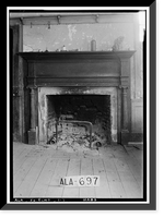 Governor Benjamin Fitzpatrick House, State Route 14 vicinity, Elmore vicinity, Elmore County, AL - 7, Antique Print