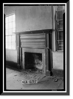 Governor Benjamin Fitzpatrick House, State Route 14 vicinity, Elmore vicinity, Elmore County, AL - 14, Historic Print