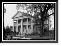 Bates-Jesse House, 311 Government Street, Wetumpka, Elmore County, AL, Antique Print