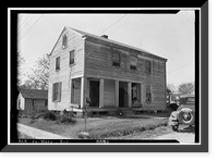 Old Tavern, Broad & West Bridge Streets, Wetumpka, Elmore County, AL, Antique Print