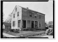 Old Tavern, Broad & West Bridge Streets, Wetumpka, Elmore County, AL, Antique Print