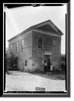 Masonic Temple, State Routes 14 & 39, Clinton, Greene County, AL - 2, Vintage Print