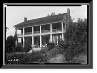 White-McGiffert House & Office, Mesopotamia Street, Eutaw, Greene County, AL, Antique Wall Art