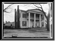Historic Framed Print, A. W. Smith House, 220 Main Street, Eutaw, Greene County, AL,  17-7/8" x 21-7/8"