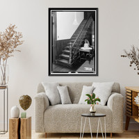Historic Framed Print, A. W. Smith House, 220 Main Street, Eutaw, Greene County, AL - 7,  17-7/8" x 21-7/8"