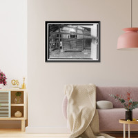 Historic Framed Print, A. W. Smith House, 220 Main Street, Eutaw, Greene County, AL - 11,  17-7/8" x 21-7/8"