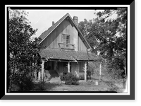 Virginia Glover House, County Roads 19 & 4, Forkland, Greene County, AL, Antique Poster